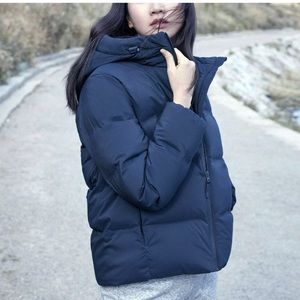 Uniqlo seamless short  puffer navy xs